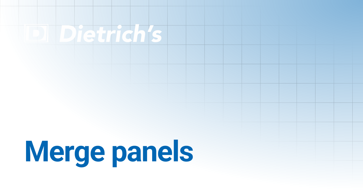 Merge Panels | Dietrich's Documentation
