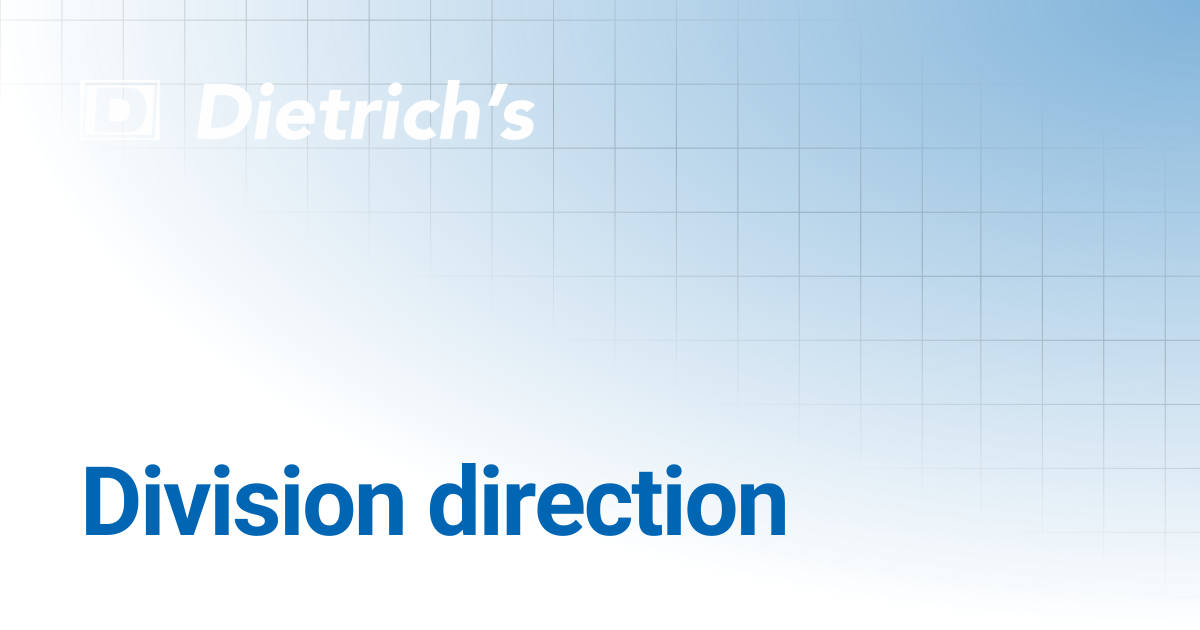 Division Direction | Dietrich's Documentation