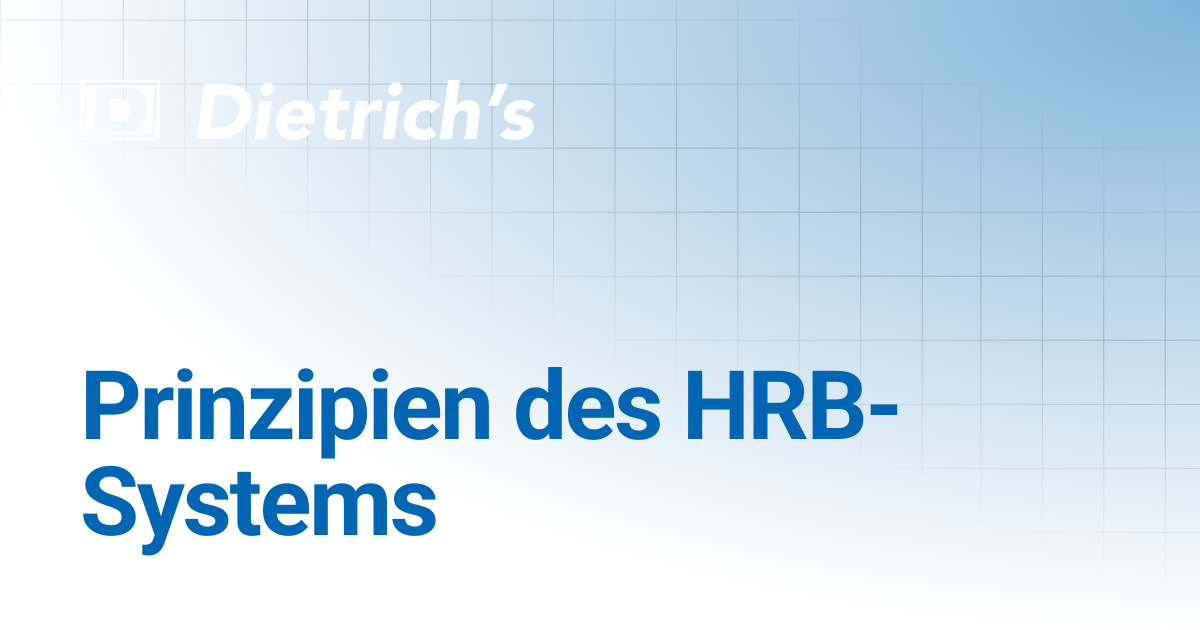 Prinzipien des HRB-Systems | Dietrich's Documentation